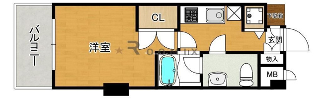 【間取り】 | ピュアドームアクシアル天神