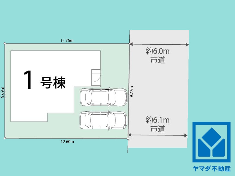 宇治市神明石塚　01期　1号棟の区画図