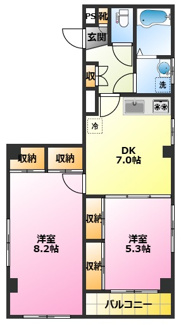【間取り】 | 鈴木ビル | ブレーメン商店街至近！