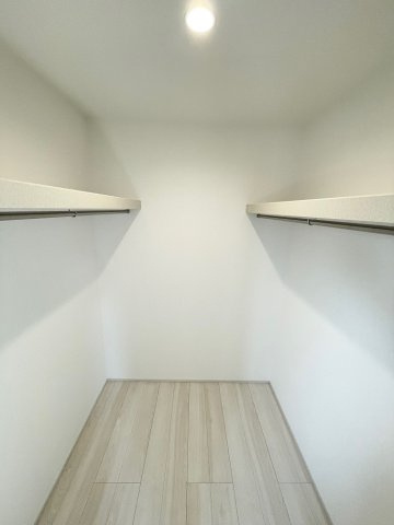 住宅用地・建築条件付き売地　郡山市富田町前川原　富田小・富田中の完成予想図|ウォークインクローゼット（同社施工例）