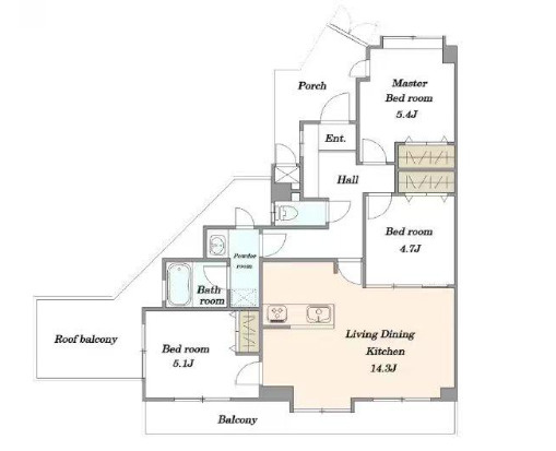 グランイーグル南砂町の間取り