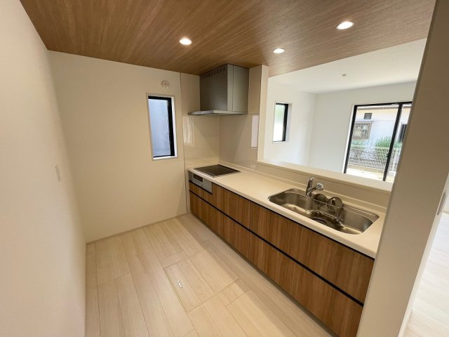 住宅用地・建築条件付き売地　郡山市富田町前川原　富田小・富田中の完成予想図|キッチン（同社施工例）