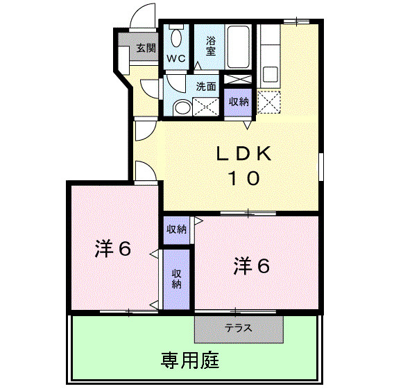 ステッラⅡの間取り