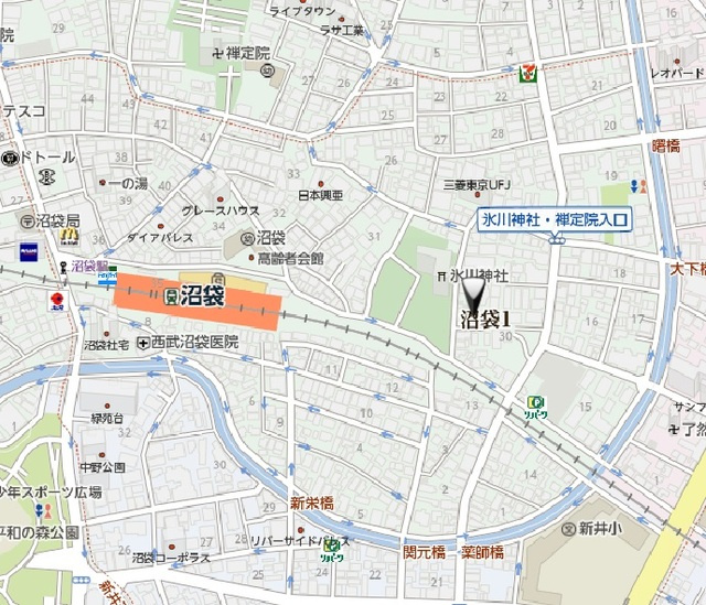 エスポワール中野の地図|★案内図★