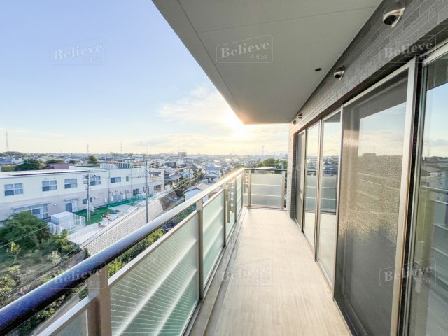 アインス鳥飼のバルコニー