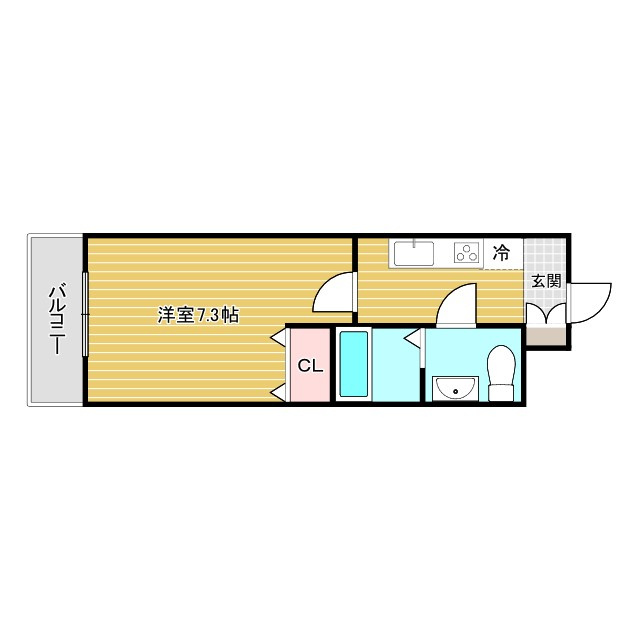 アリビオ千里豊津の間取り