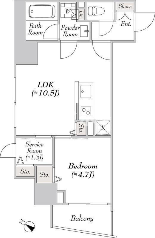 ルミーク北品川の間取り