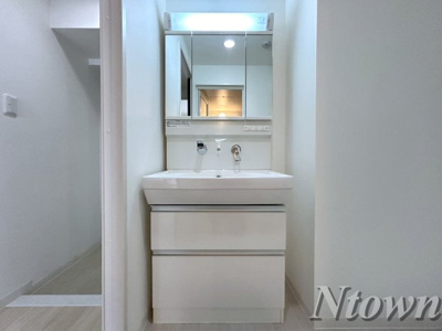 【独立洗面台】 | Wコート城西 | 朝の身支度には欠かせない独立洗面化粧台