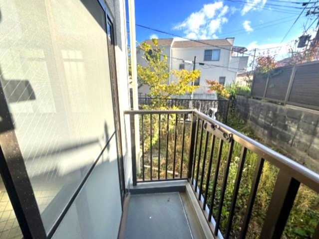 美野丘ハイツのバルコニー