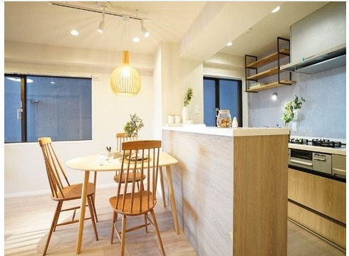 【居間・リビング】 | ★仲介手数料無料★南青山ユニハイツ(新規リノベーション済み）