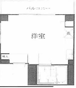 【間取り】 | スカイコート浅草第三