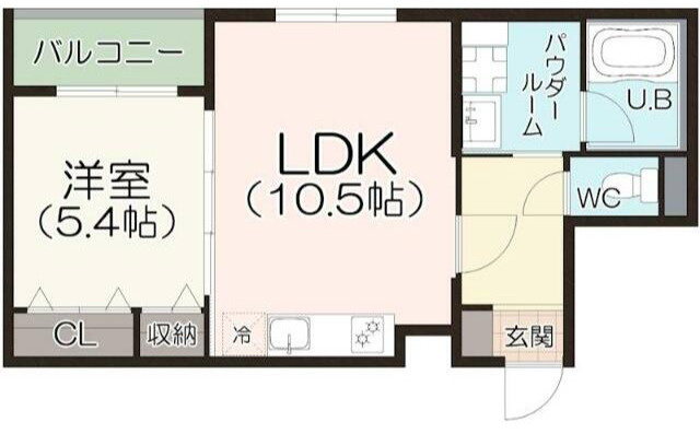 アークメゾン王子公園の間取り