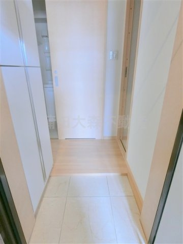 ルクシェール武蔵新田の玄関