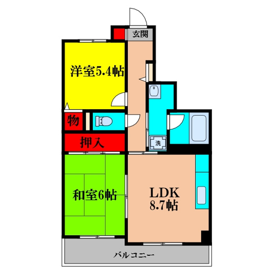 【間取り】 | エスパシオ上新庄