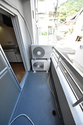 北野台ハイツのバルコニー