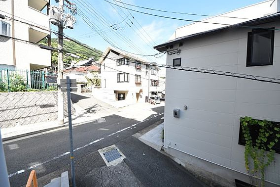 北野台ハイツの駐車場