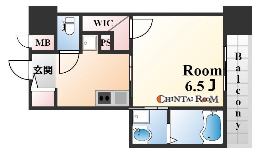 プライムレジデンス神戸県庁前の間取り