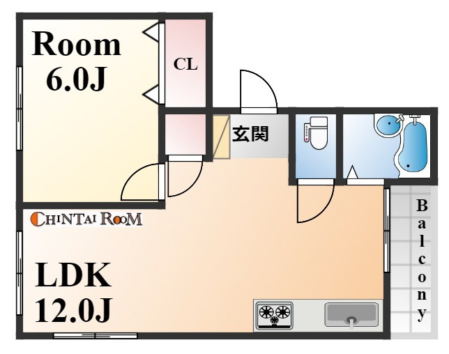 ボシュケ六甲の間取り