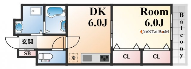 コスタレイ神戸三宮（旧ヴィスタ二宮）の間取り
