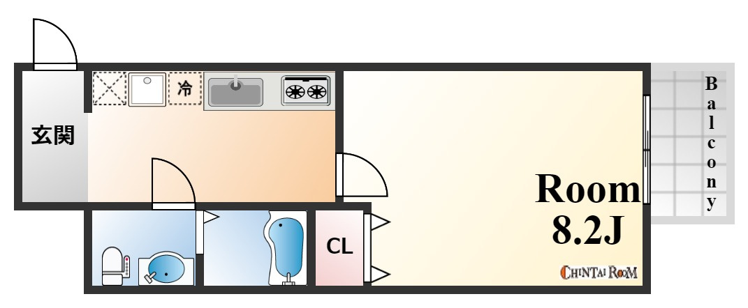 ダイドーメゾン神戸元町の間取り