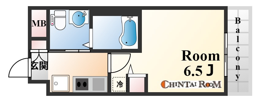 ＥＣ三宮ＥＡＳＴ3ラヴィッサの間取り