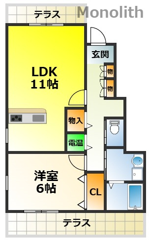 WisteriaCの間取り