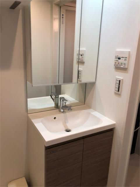 GENOVIA東向島skygardenの洗面所