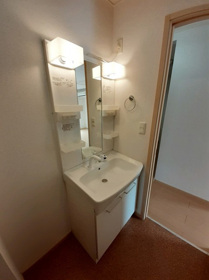 【洗面所】 | グリーンウッドⅢ | 忙しい朝に便利なシャンプードレッサー