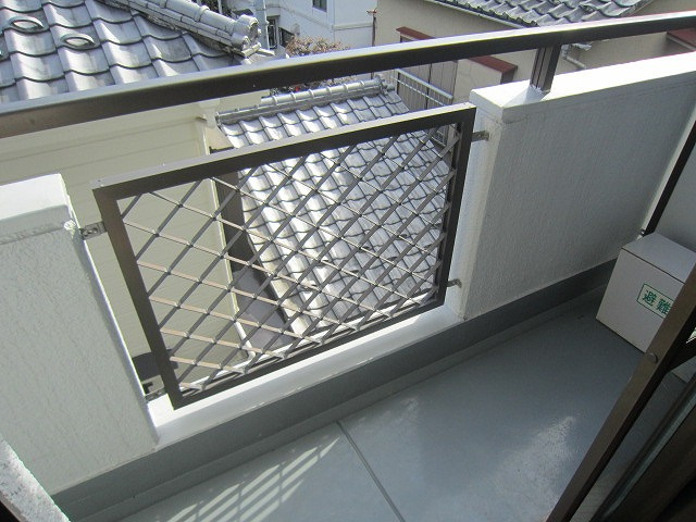 アーバンフラッツ白山のバルコニー