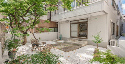 江東区亀戸３丁目の戸建の庭