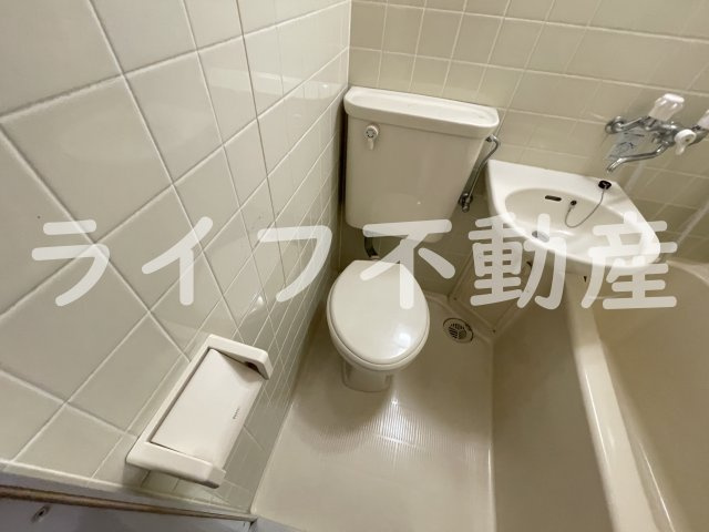 KSピースマンションのトイレ|落ち着いたトイレです