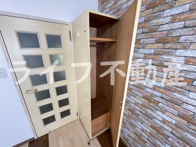 KSピースマンションの収納|大きなスペースがあり、収納には困りません