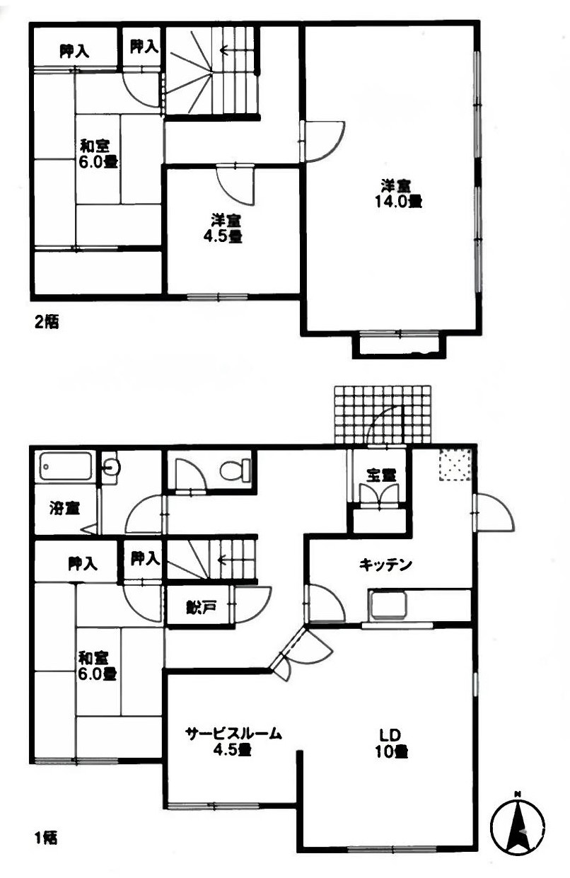 オーナーチェンジ物件　閑静な住宅街の間取り|間取り