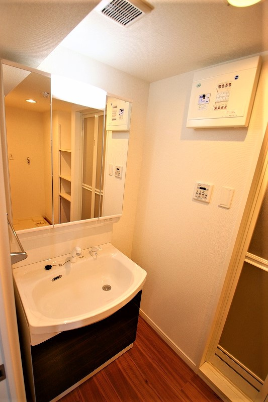 東合川ヒルズ【キャッシュバック対象物件】の独立洗面台|独立洗面台あり、毎朝おしゃれに忙しい女性の方におすすめです