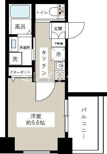 ルクシェール武蔵新田の間取り