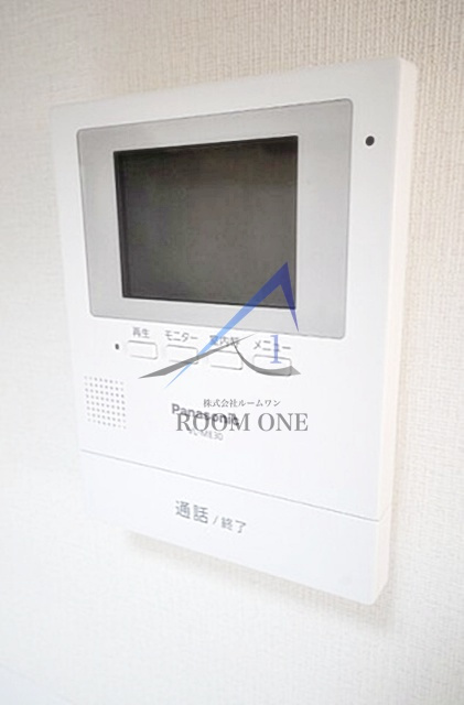 和光ハイツのセキュリティ|モニター付インターホンです。