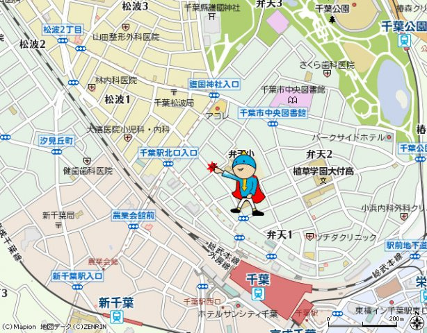 【地図】 | プレジール弁天 | 案　内　図