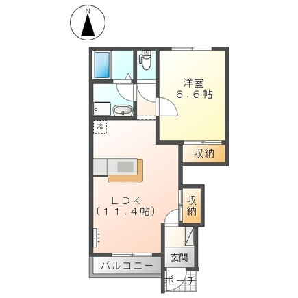 クオーレの間取り|間取図