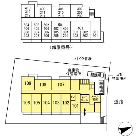 ロイジェントパークス西馬込の区画図