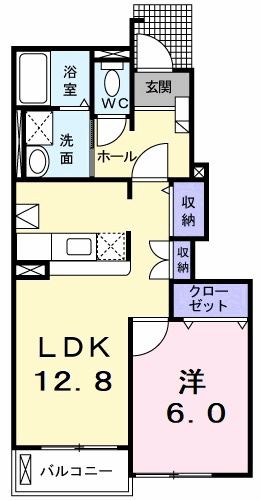 アヴァン　パルク　Ｗの間取り|間取図