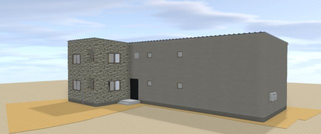 （仮）大橋町アパートの間取り