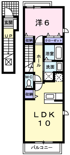 ポコ　ア　ポコの間取り|間取図
