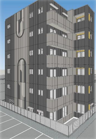 金太郎ヒルズ347の外観パース