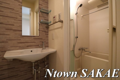 【洗面所】 | エルザビル名古屋駅前 | 脱衣スペースもあります