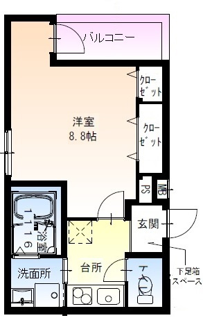 【間取り】 | フジパレス豊里中央公園Ⅲ番館