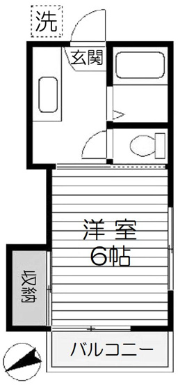【間取り】 | バストイレ別のお部屋で新生活を(^^)/