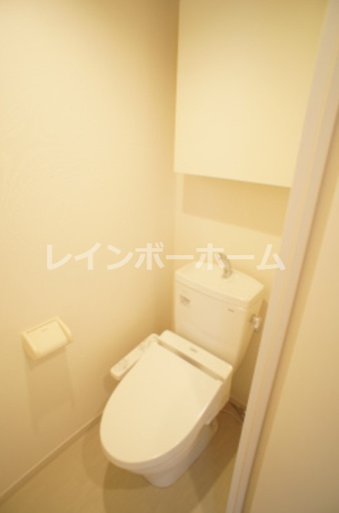 リブリ・鶴瀬のトイレ|落ち着いた色調のトイレです