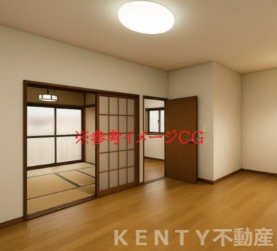 【居間・リビング】 | YTアパート | ※参考イメージCG