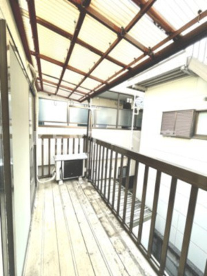 【バルコニー】 | YTアパート | ※清掃前