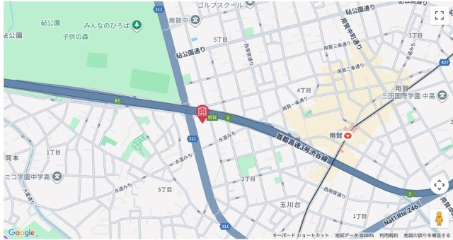 【地図】 | ★仲介手数料無料★ライオンズスクエア用賀（世田谷区たまがわ花火大会バルコ二ーから鑑賞できます）